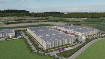 Logistikzentrum im mittelfränkischen Dombühl