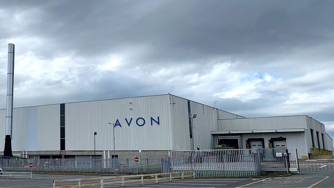 Logistikzentrum von Arvato in Corby, Großbritannien.