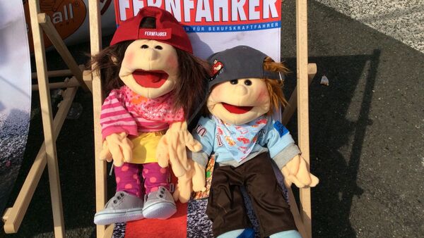 Lohfeldener Rüssel Truck Show, Maskottchen des Verein für Krebskranke Kinder e.V. Kassel. Foto: Sylvia Fischer