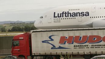 Luftfracht, Airbus A380, Lkw