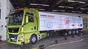 MAN Hamburg TruckPilot Lkw autonom automatisiert 2021