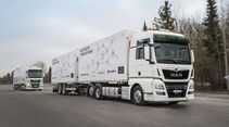 MAN TGX 26.500 Platoon für DB Schenker Fahraufnahme