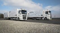 MAN TGX 26.500 Platoon für DB Schenker Fahraufnahme
