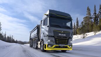 MAN hTGX mit Wasserstoff-Verbrenner