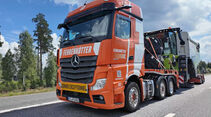 Mähdrescher-Transport nach Schweden, Fehrenkötter, Reportage, FF 1/2026