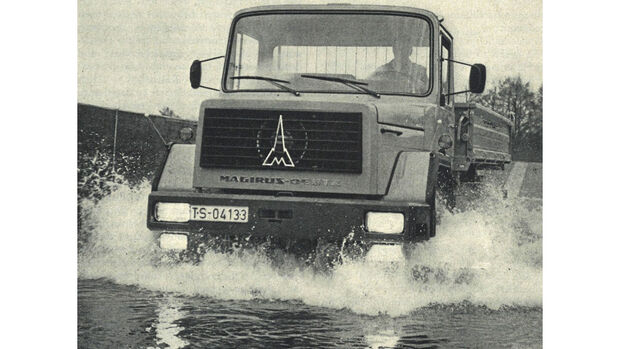 Magirus-Deutz Eckhauber 3. Generation ab 1971, Test Magirus 232 D16 K/AK, lao 4/1971, Rückspiegel lao 4/2021, Historie Oldtimer FF 5/2021