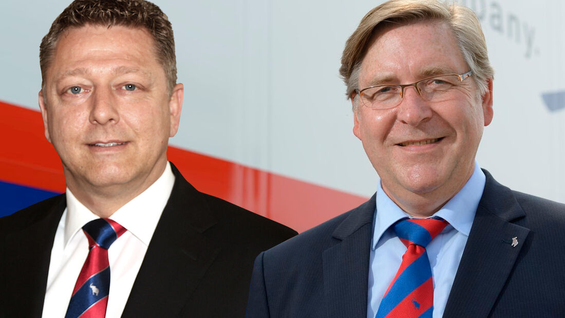 Marco Reichwein (links) und Karl-Heinz Neu von Schmitz Cargobull.