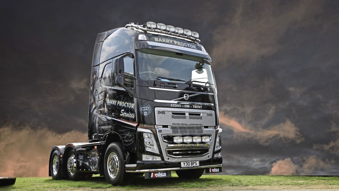 Marlen, Truck-Styling, Volvo, Lampenbügel