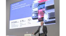 Martin Daum, Mitglied des Vorstands der Daimler AG, verantwortlich für Daimler Trucks  &  Buses, auf dem Daimler Trucks Jahrespressegespräch 2019 

Martin Daum, Member of the Board of Management of Daimler AG, resp onsible for Daimler Trucks  &  Buses, at the Daimler Trucks annual press conference 2019
