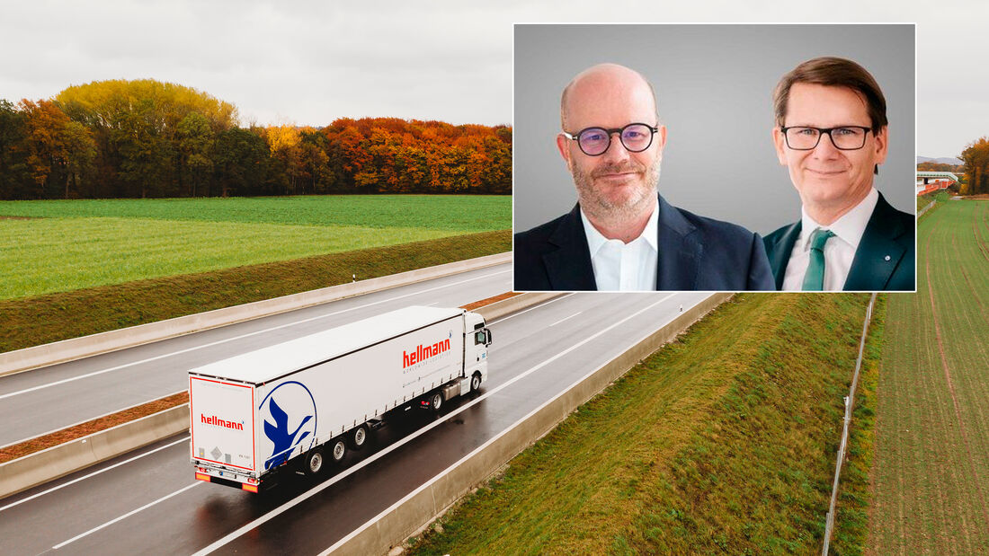 Martin Eberle (links) folgt als Finanzvorstand bei Hellmann auf Dr. Michael Noth .