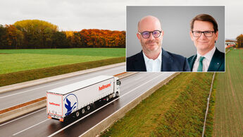 Martin Eberle (links) folgt als Finanzvorstand bei Hellmann auf Dr. Michael Noth .