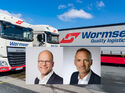 Martin Nether und Bertram Rupprecht leiten die Spedition Wormser.