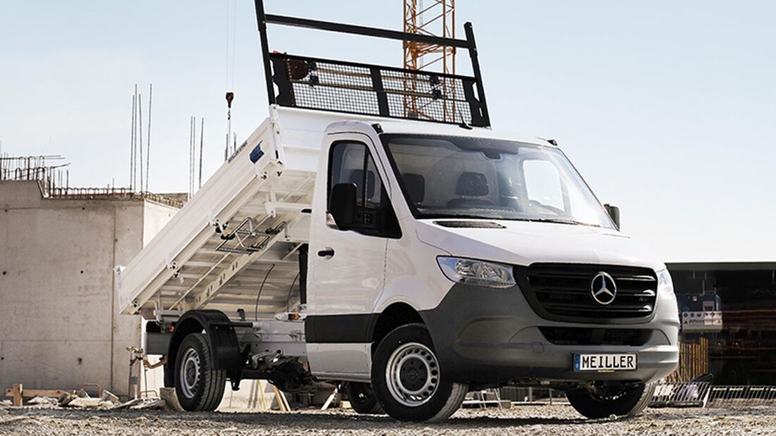 Meiller Kipper ist weiterhin zertifizierte Partner für das Programm von Mercedes-Benz Vans.