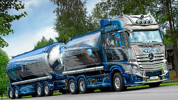 Mercedes-Benz Actros, Silospediteur, Mika Auvinen