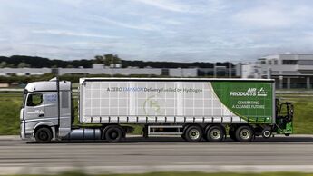 Mercedes-Benz GenH2 Truck, Air Products, Test, Daimler Truck
