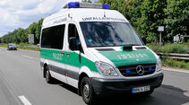Mercedes Benz Sprinter, Polizei, Unfallaufnahme
