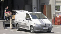 Mercedes-Benz Vito E-Cell, KEP, Beladung, Paket, Transport, Einsatz