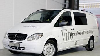 Mercedes-Benz Vito fährt mit Elektromotor