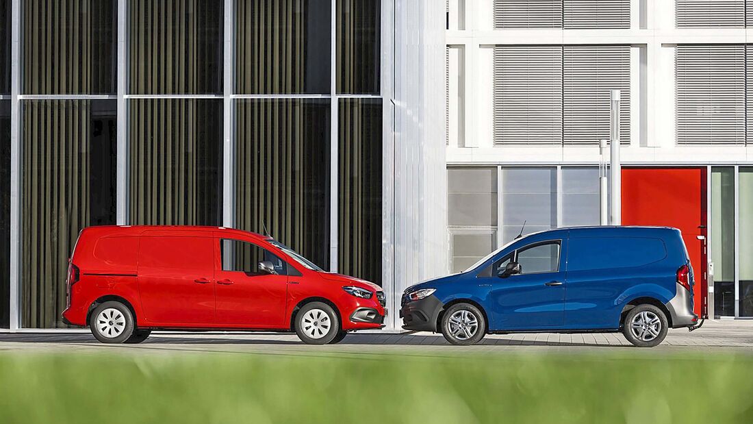 Mercedes-Benz bringt Small Vans auf die Straße: EQT und eCitan