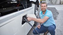 Mercedes-Benz eActros bei TBS Transportbeton