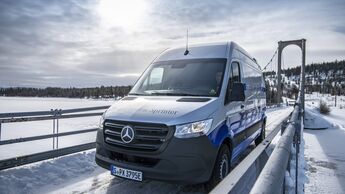 Mercedes-Benz eSprinter am Polarkreis