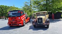Mercedes-Benz feiert 130 Jahre Nutzfahrzeuge mit einer Sonderausstellung im Mercedes-Benz Museum in Stuttgart.