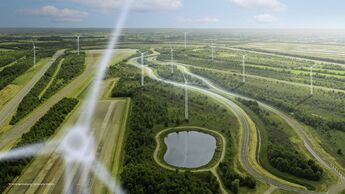 Mercedes-Benz plant Windpark auf seinem Testgelände im norddeutschen Papenburg
Mercedes-Benz plans to build wind farm at its test track in Papenburg, northern Germany