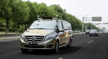 Mercedes-Benz teste autonomes Fahren in Peking