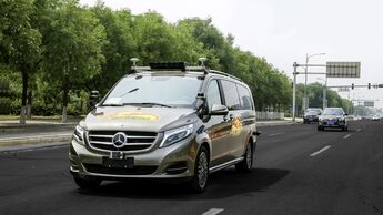 Mercedes-Benz teste autonomes Fahren in Peking