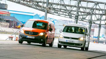 Mercedes Citan, VW Caddy, Vergleich