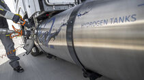 Mercedes GenH2 Brennstoffzellen-Lkw Wasserstoff Fuel Cell 2023