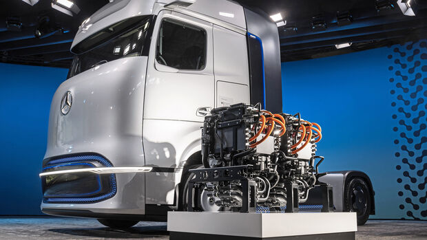 Mercedes GenH2 Truck Wasserstoff Brennstoffzelle Lkw 2020