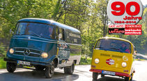 Mercedes L 319 und VW Transporter T2
