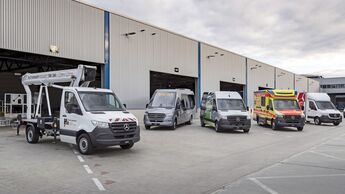 Mercedes Sprinter Vito Vans Transporter Aufbau Aufbauten Kipper Kasten Kombi Bus Doppelkabine Zugmaschine Sattelzugmaschine