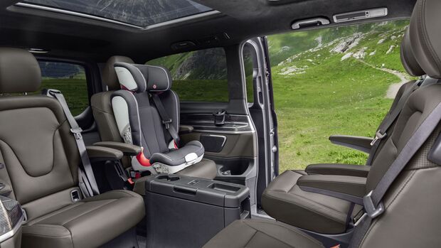 Mercedes V-Klasse 2019, Sitze, hinten