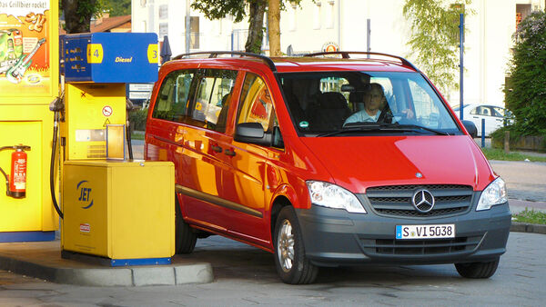 Mercedes Vito, Tankstelle Jet