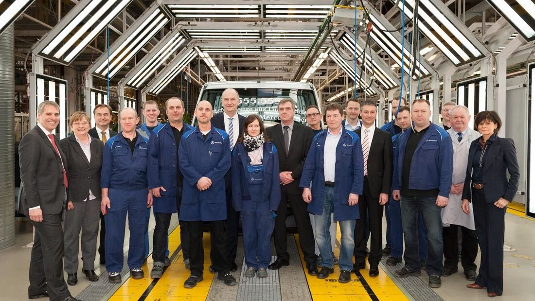 Mercedes-Werk, Ludwigsfelde, Produktionsjubiläum, Februar 2014