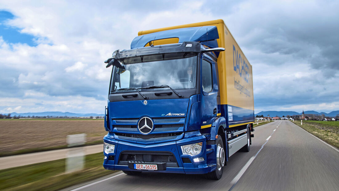 Mercedes eActros E-Lkw 2022 Dachser