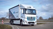 Mercedes eActros Elektro-Lkw Logistik Schmitt 2019