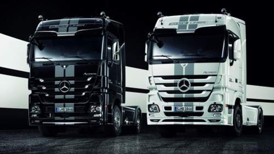 Mercedes präsentiert auf der IAA in Hannover zwei limitiierte Sondermodelle des Actros.