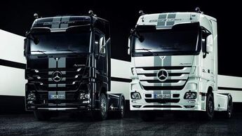 Mercedes präsentiert auf der IAA in Hannover zwei limitiierte Sondermodelle des Actros.