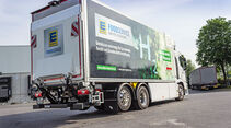 Meyer Logistik Hyundai Xcient Fuel Cell Brennstoffzelle Wasserstoff Lkw 2023 Edeka Foodservice