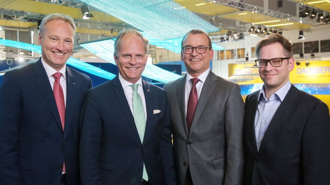 Michael Schilling (Dachser), Matthias Papp (Balth. Papp), Alfred Miller (Dachser), Maximilian Papp (Balth. Papp). Foto: Dachser