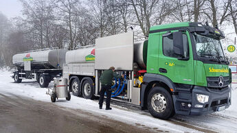 Milchsammelwagen