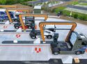 Milence, E-Lkw laden, Ladepark