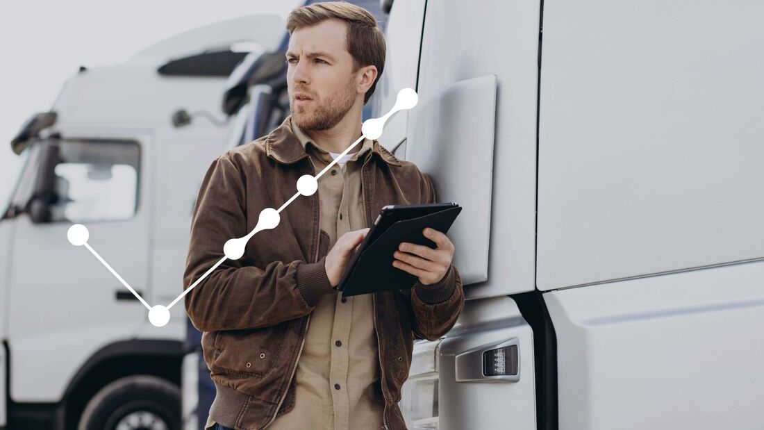 Mit Webfleet und der Logistik-Plattform L.OS von Bosch wird das Buchen von sicheren Lkw-Parktplätzen einfach.