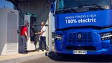 Mit der neuen Onlinekarte von Renault Trucks wissen Lkw-Fahrer sofort, wo sich die nächste Ladestation befindet.