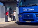 Mit der neuen Onlinekarte von Renault Trucks wissen Lkw-Fahrer sofort, wo sich die nächste Ladestation befindet.