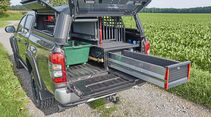 Mitsubishi L200 2021, Jäger, Hardtop, 4x4, hundebox, ausbau, schublade, pick-up