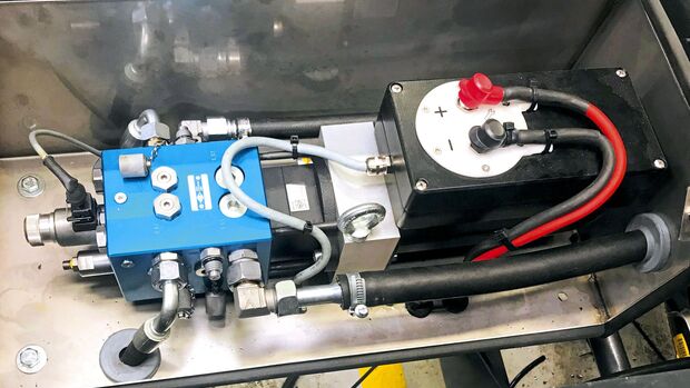 Mobil Elektronik Hinterachslenkung Achslenkung elektro-hydraulisch